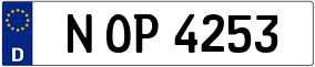 Truck License Plate